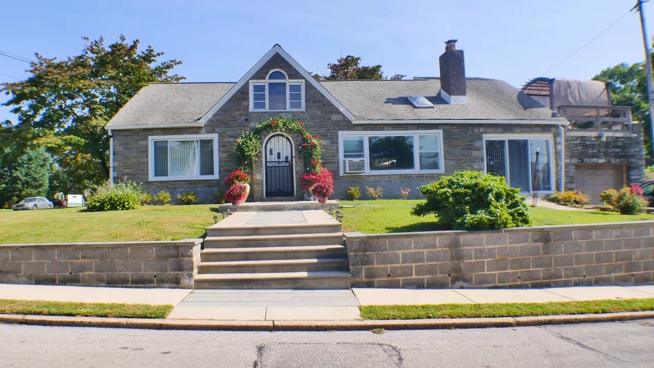 Residential property exterior used as commercial and property photography proof
